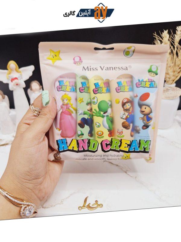 پک 5 عددی کرم دست طرح کارتونی Miss Vanessa کد G3139