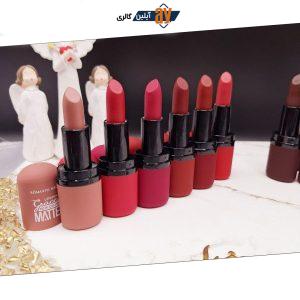 پک 6 تایی رژ جامد مات برند ROMANCE BIRD کد R4607