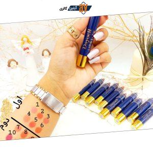 پک 6 تایی رژ جامد مات دایسل پیچی کیفیت عالی Dayocll کد LD02