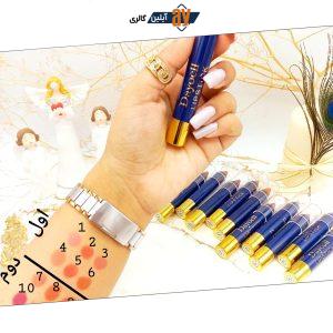 پک 6 تایی رژ جامد مات دایسل پیچی کیفیت عالی Dayocll کد LD02