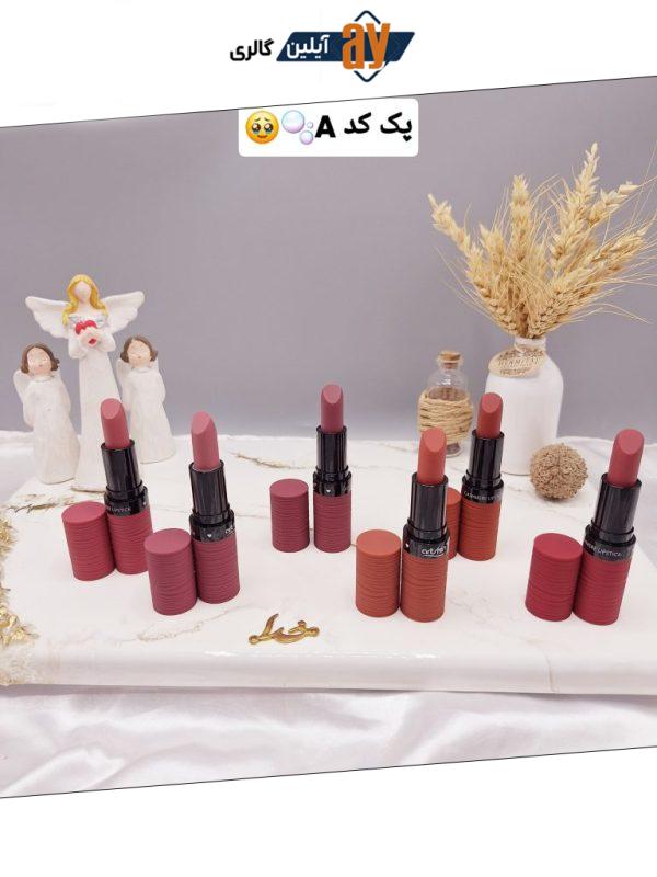 پک 6 تایی رژ جامد پرطرفدار آرت اسکین Art Skin کد AS971020J