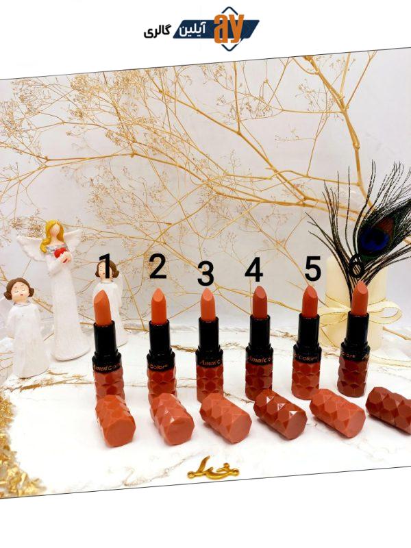 پک 6 تایی رژ جامد پرطرفدار فیت 24 ساعته Fit Amen Color کد YL2240