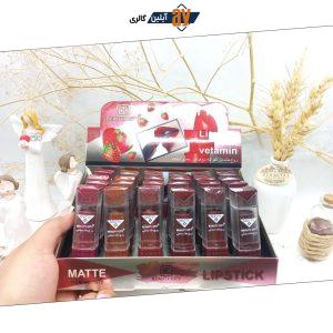 پک 6 تایی رژ لب جامد مات بیوتی سیتی BEAUTY CITY کد 1872
