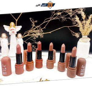 پک 6 تایی رژ لب جامد مات مینی کویین کد J103