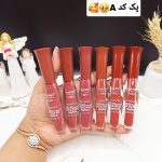پک 6 عددی رژ مایع مخملی 24 ساعته مدل کوزه ای برند آرت اسکین artskin کد SA972184-1