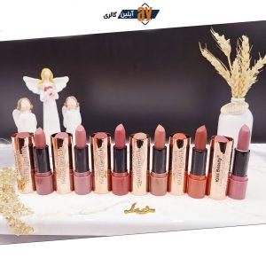 پک 6تایی رژ جامد برند کیس بیوتی Kiss Beauty کد 35994