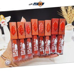 پک 8 تایی رژ مایع طرح لب برند میس بیوتی Miss Betty کد L_7759