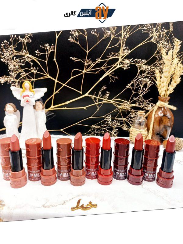 پک رژ جامد 6 تایی رومانتیک مات ROMANTIC MATTE کد RY 0216