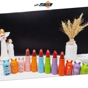 پک رژ لب جامد 6 تایی طرح حیوانات بامزه موکالره Mocallure کد Moc 931002