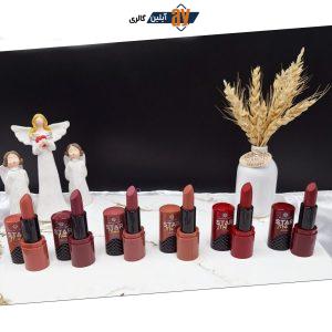 پک رژ لب جامد 6 عددی برند رومانتیک برد ROMANTIC BIRD کد R 4673Y