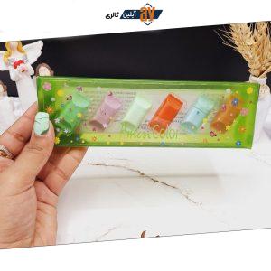 پک رژ لب جامد 6 عددی طرح شکلات Ameri Color کد 3133