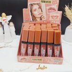پک رژ لب مایع 6 عددی ضد آب برند رومانتیک راین ROMANTIC RAIN کد Y 089