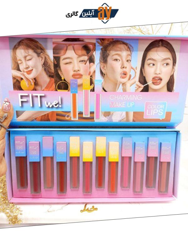 پک رژ مایع 12 تایی فیت می Fit Mie با کیفیت کد CY182