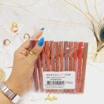 پک رژ مدادی 12 رنگ مات هدا بیوتی HUDABEAUTY