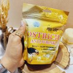 پک سه تایی صابون شترمرغ OSTRICH و ژل شستشو و لیف مکس لیدی کد MX 2318