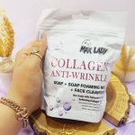 پک سه تایی صابون کلاژن COLLAGEN و ژل شستشو و لیف مکس لیدی کد MX2322