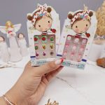 پک ناخن مصنوعی طرح فانتزی دختر کفشدوزکی برند RONYAN کد 7806