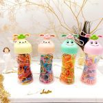 پک چهل گیس رنگی فانتزی طرح استوانه ای طرح شماره یک