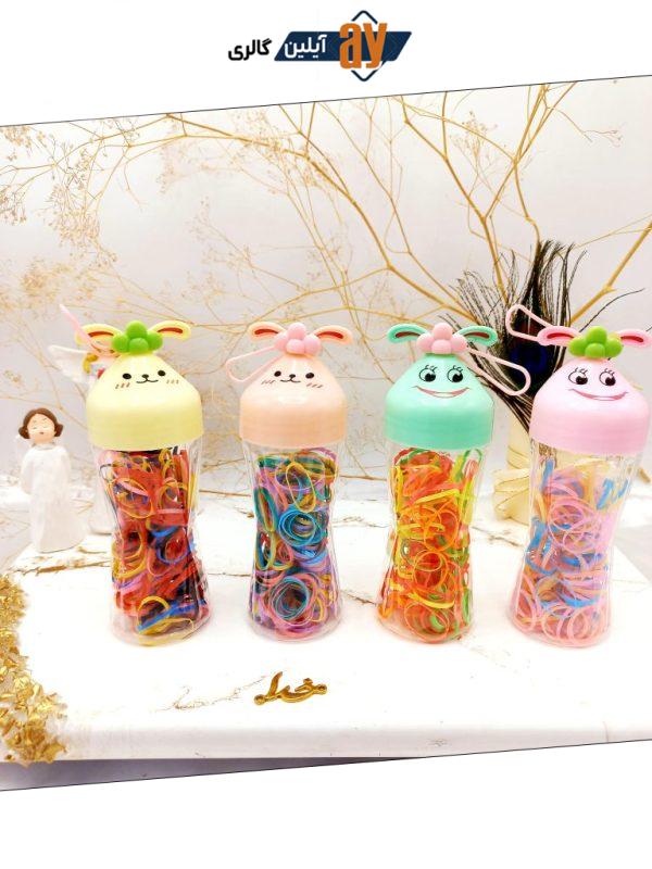 پک چهل گیس رنگی فانتزی طرح استوانه ای طرح شماره یک