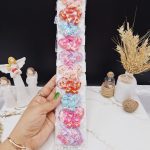 پک کارت 20 عددی پنس و کش مو طرح خرس رنگی