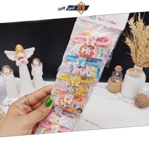 پک کارت 20عددی پنس و گیره مو طرح خرس شاد و دیزنی