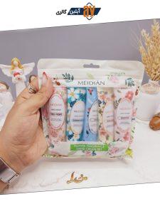 پک کرم دست حاوی اسانس های گل Meidian مدل Flower Fragrance کد 8595