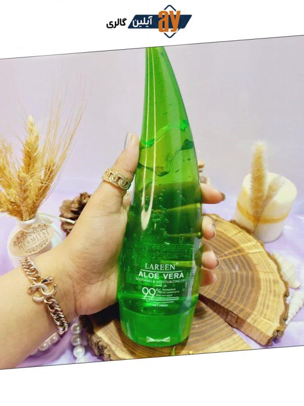 ژل آبرسان مدل لیفتینگ آلوئه ورا 99% لرن LAREEN کد Q004 | پخش عمده