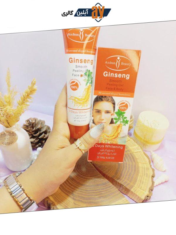 ژل پرطرفدار لایه بردار جینسینگ GINSENG برند آیچون بیوتی Aichun Beauty کد AC31067