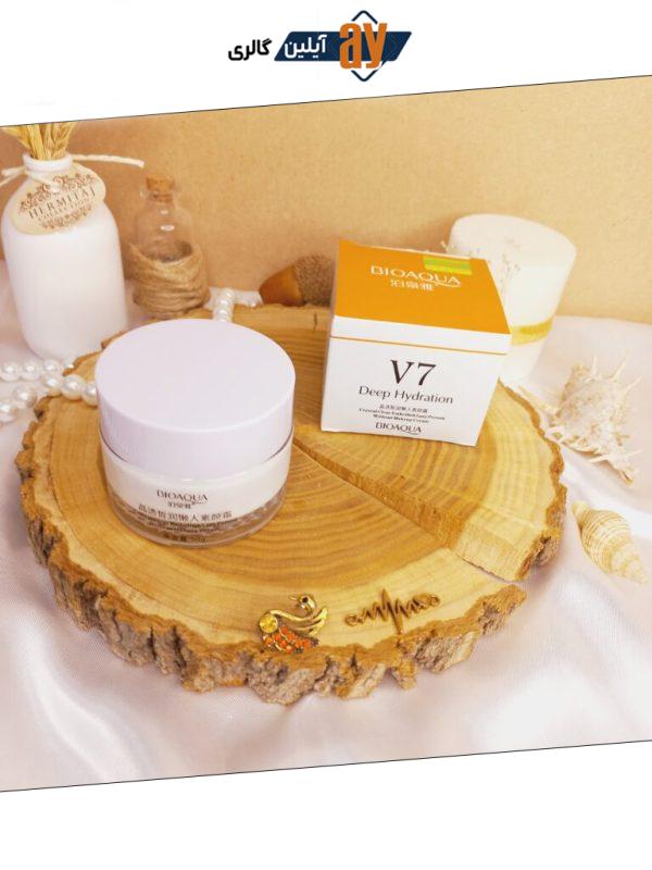 کرم آبرسان و سفید کننده پوست مدل 7 ویتامینه بیوآکوا BIOAQUA V7 | پخش عمده