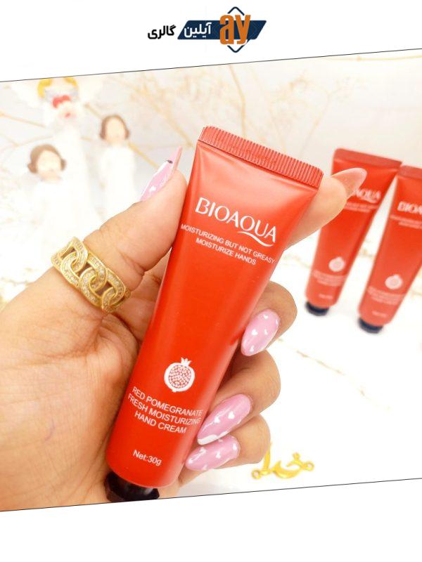 کرم دست تیوپی انار 30 گرم بیوآکوا BIOAQUA کد BQY1931