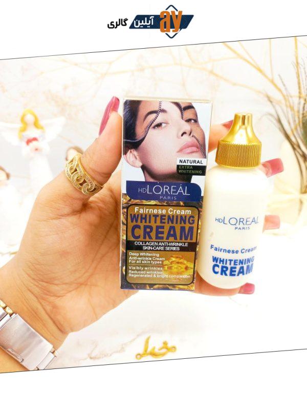کرم سفید کننده و مراقبت از پوست و ضد چروک کلاژن HD LOREAL
