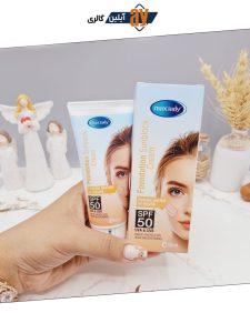 کرم ضد آفتاب پایه فیوژن آب 24 ساعته مکس لیدی حجم 50ml کد 4910