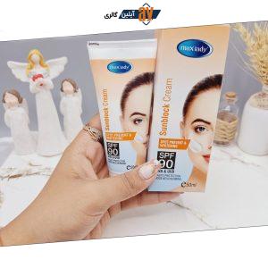 کرم ضد آفتاب پیشگیری از لک و سفید کردن پوست مکس لیدی حجم 50ml کد 4927