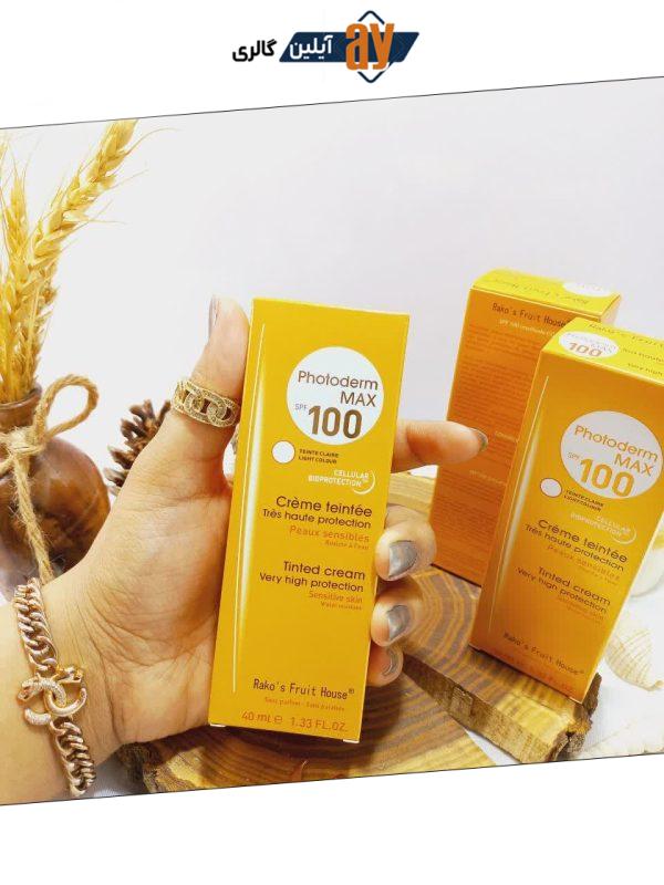 کرم ضد آفتاب SPF100 فتودرم مکس بیودرما BIODERMA کد RK1019 (طرح اصلی نوشته روی کارتن برجسته میباشد)