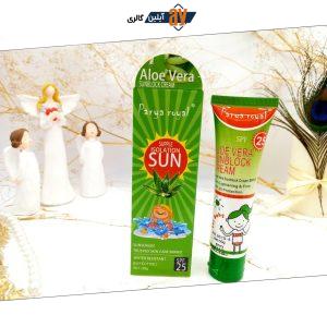 کرم ضدآفتاب گیاهی آلوورا کودک بیبی اسکار (بی رنگ) spf25 کد FR86194