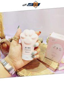کرم مرطوب کننده و آبرسان  طرح پنجه گربه صورتی ایمیجز images کد XXM80511