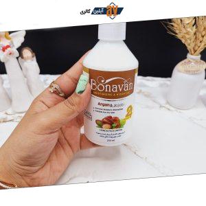 کرم مرطوب کننده پمپی دست و صورت رایحه آرگان جوجوبا برند بناوان BONAVAN