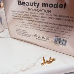 کرم پودر شیشه ای بیوتی مدل دارای  آنتی اکسیدان HD درب طلایی کد BM2310