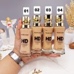 کرم پودر شیشه ای بیوتی مدل دارای آنتی اکسیدان HD درب طلایی کد BM2310