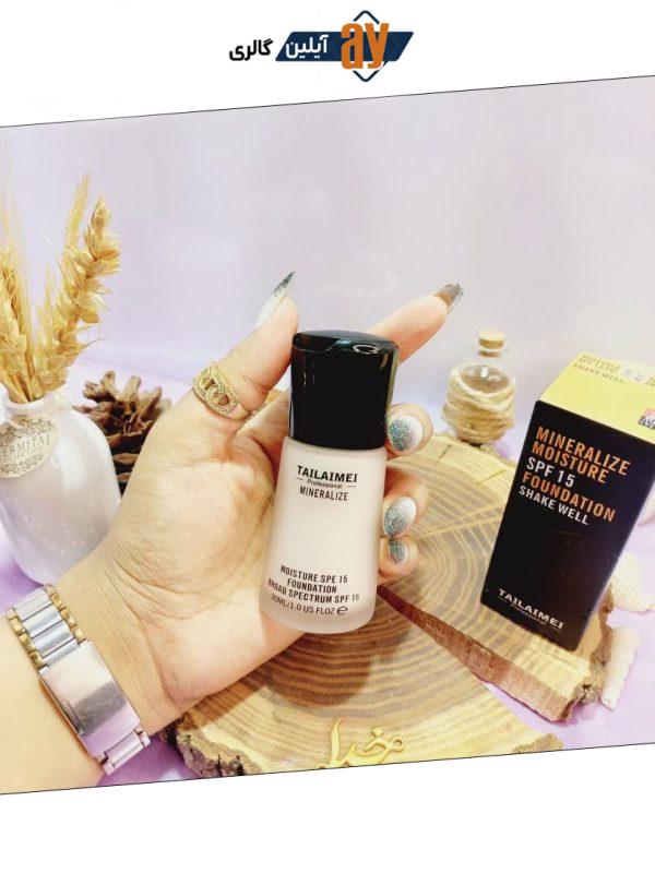 کرم پودر پرطرفدار spf15 تایلامی TAILAIMEI کد TLMF132