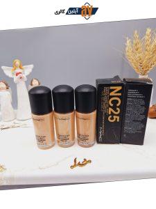 کرم پودر پمپی رنگ برنز MAC مدل NC حاوی SPF15 کد 4566