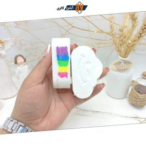 کوکتل طرح ابر رنگین کمان 80 گرم فوق العاده با کیفیت با جوشش بالا (طرح لبخند)