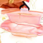 کیف آرایشی واشبگ بیضی صورتی سایز بزرگ  WASHBAG