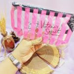 کیف لوازم آرایشی ویکتوریا سکرت سایز کوچیک کالباسی VICTORIA SECRET