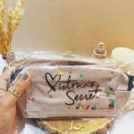 کیف لوازم آرایشی ویکتوریا سکرت شاین دار پولکی VICTORIA SECRET