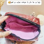 کیف لوازم آرایشی ویکتوریا سکرت شاین دار پولکی VICTORIA SECRET