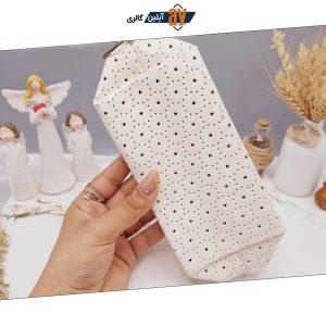 کیف چرمی لوازم آرایشی طرح هویه