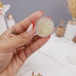 گلیتر مایع رنگ سفید صدفی