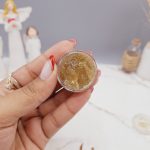 گلیتر مایع رنگ طلایی