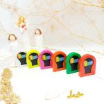 گچ مو سکه ای 6 عددی طرح گل برند TEMPORAY HAIR CHALK کد TH006